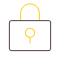 Hardware lock icon